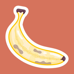 Banana Delicacies Flat Stickers 
