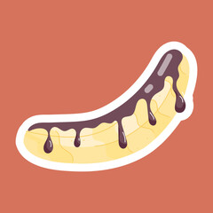 Banana Delicacies Flat Stickers 

