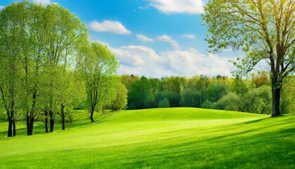 landscape with trees