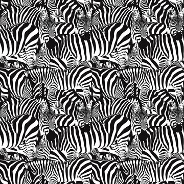 Seamless zebra fabric pattern, very cool, strong, elegant, artwork, textile, background.Fashionable luxury design 