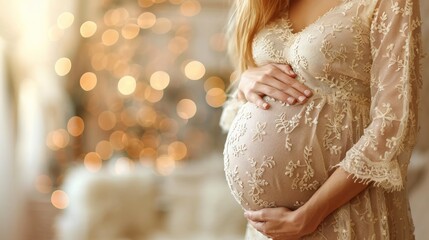 Pregnant people are surrounded by a refreshing atmosphere.