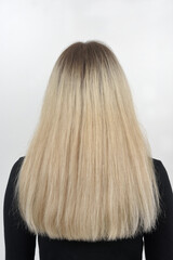Fototapeta premium hair of a blonde woman