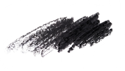 Color Crayon stain. Isolated, transparent background