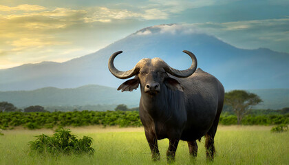 Un Big old Cape Buffalo Dagga Bull