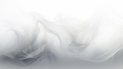 abstract white background glowing smoke curved lines copy space - obrazy, fototapety, plakaty