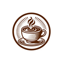 Coffee cup logo: Represents warmth, energy, and comfort, symbolizing the inviting and aromatic experience of enjoying a cup of coffee.