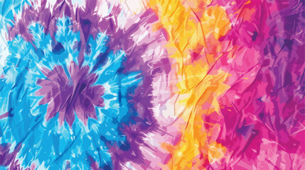 Abstract tie dye pattern on polyester fabric for background