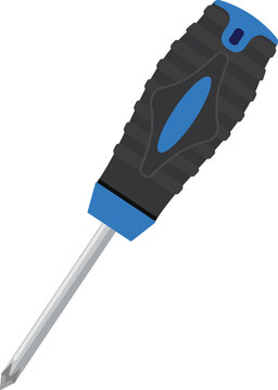 Handle tool screwdriver icon cartoon vector. Trade home work. Carpentry component