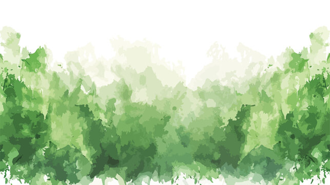 Background green watercolor wall for design Flat vector 