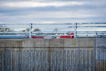 Naklejka premium New road bridge under construction in england uk