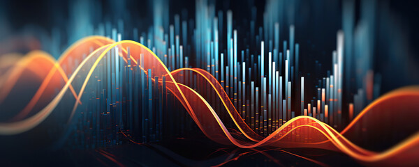 Digital background. Can be used in the description of network abilities, technological processes, digital storages, science, education, etc.