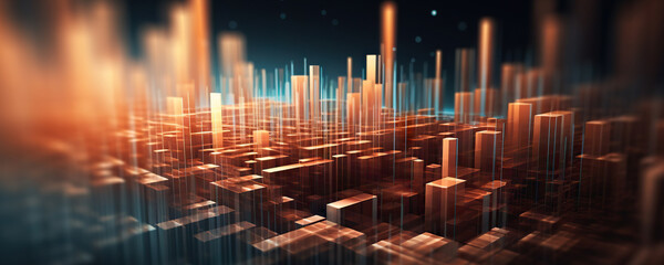 Digital background. Can be used in the description of network abilities, technological processes, digital storages, science, education, etc.