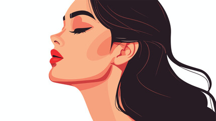 Beautiful woman icon vector illustration for beauty s