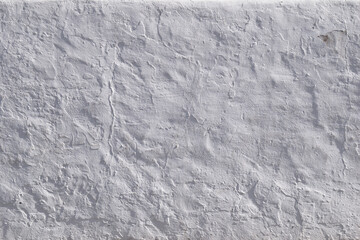 Textured Surface of White Painted Cement Wall - obrazy, fototapety, plakaty