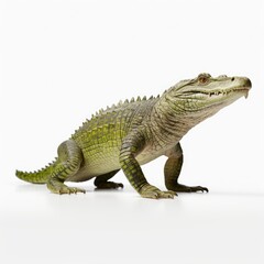 Obraz premium Photo of crocodile isolated on white background