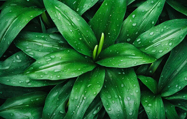 Fototapeta premium Photograph Of Snake Plant Leaf Natural Light Generative AI 