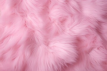 pink sheepskin texture with soft hairs, natural fur for the designer