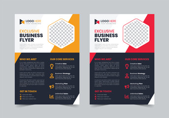 Exclusive Business Flyer Template | A4 | Print Ready