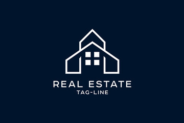 Simple Real Estate Logo Monogram