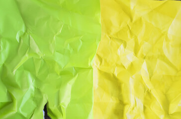 Summer Paper Texture. Minimal Easter background. Spring creased backdrop. Vivid simple sunny element.