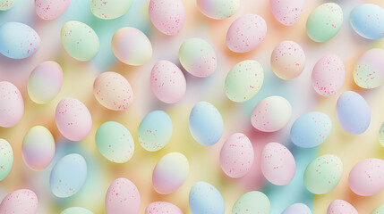 Fototapeta na wymiar Festive Easter Egg Seamless Pattern