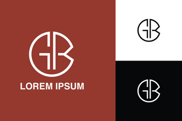 GB, BG, G, B, Abstract Letters Logo Monogram © art.creater786