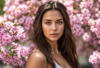 A Portrait Of Breathtakingly Gorgeous, Exotic, Beautiful Woman.
