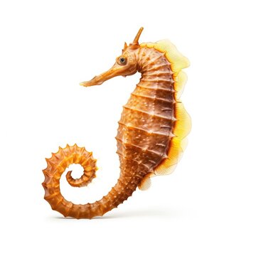 recommend clip art: Photo of sea horse isolated on white background