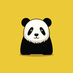 A charming panda illustration