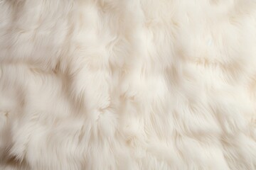 White sheepskin with soft fur. Natural fur for designers Processing concept Production of products - obrazy, fototapety, plakaty