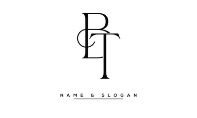 TB, BT, T, B  Abstract Letters Logo Monogram