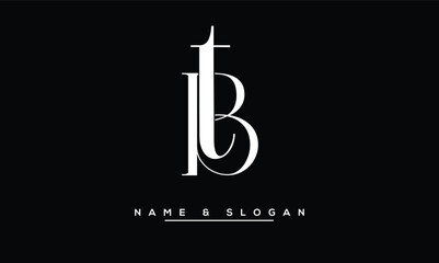 TB, BT, T, B  Abstract Letters Logo Monogram