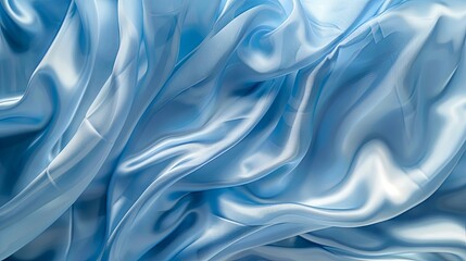 Obraz premium blue silk background