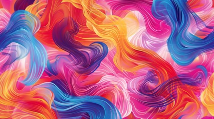abstract colorful waves background