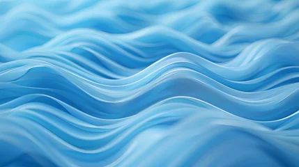 Zelfklevend Fotobehang blue waves background © Ghulam Nabi