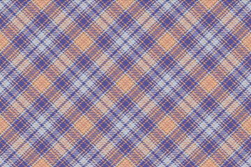 Seamless pattern of scottish tartan plaid. Repeatable background with check fabric texture. Vector backdrop striped textile print.