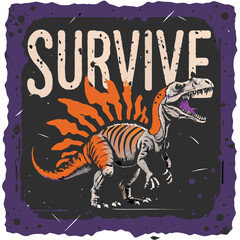 dino t shirt design