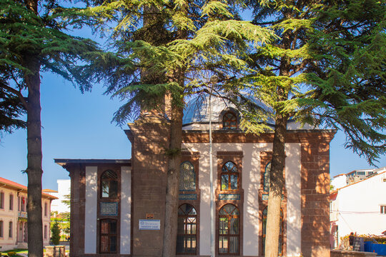Hamidiye mosque in the center of Sogut, Bilecik