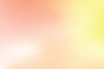 Colorful Mesh Blur Vector Background. Soft Orange and Yellow Color Theme for Webdesign, Poster, Banner. Abtract Gradient Wallpaper Vector.