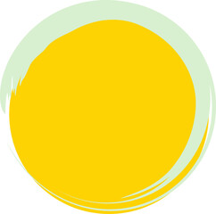 Circle line. Hand drawn