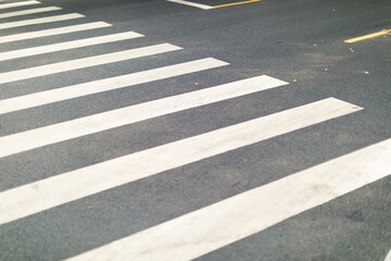 pedestrian crossing in the city
