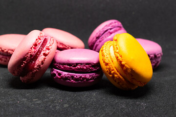 macaroons on table