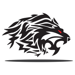 lion animal icon symbol illustration