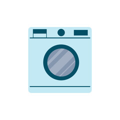 Washing machine icon. Vector illustration.
