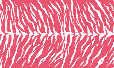 Print pattern texture tiger pink stripe repeated seamless white jungle safari