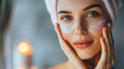 Sharing tips and tricks for effective facial care, encouraging a healthy and radiant complexion. Copy Space.