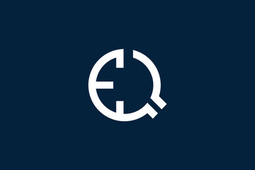 EQ, QE, E, Q, Abstract Letters Logo Monogram
