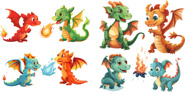 Fantasy baby dragons