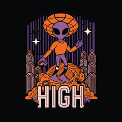 Alien t shirt design