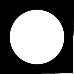 Square brush frames with circle border element